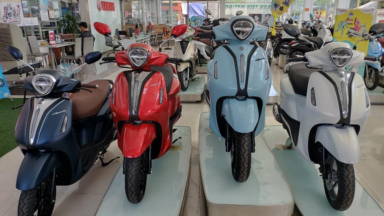 Đơn vị phân phối xe máy Yamaha Grande chính hãng