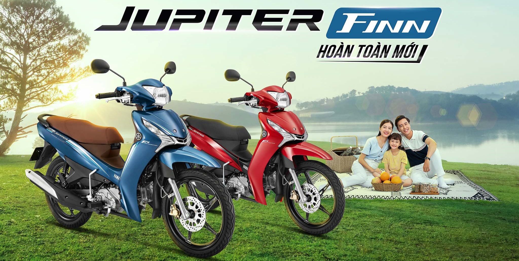 Mua xe máy Yamaha Jupiter Finn trả góp 0% tại Hóc môn